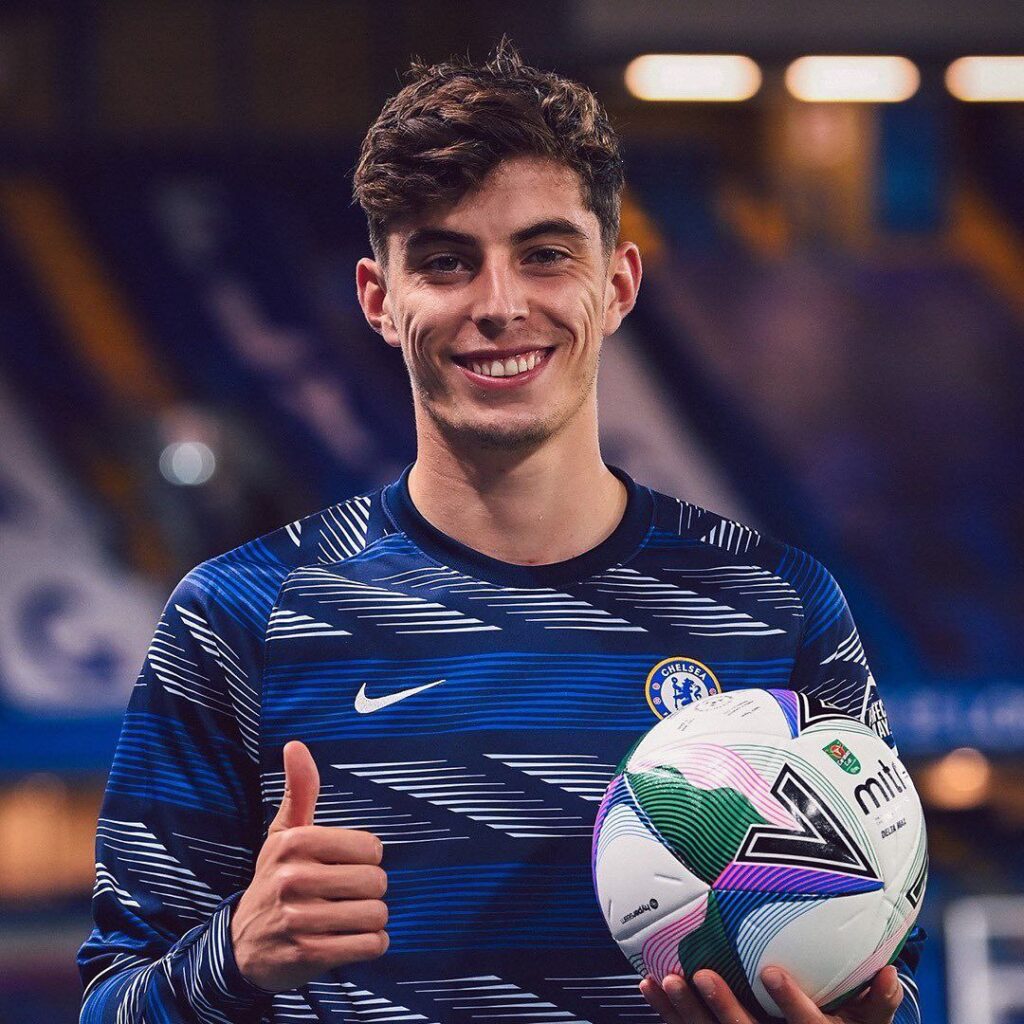 The man of the match, Kai Havertz, scored a hat-trick past Barnsley.