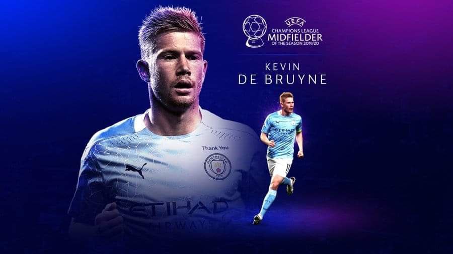 Kevin De Bruyne wins UEFA Men's best midfielder award