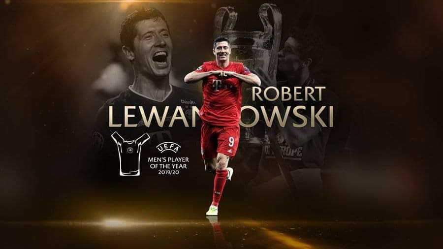 Robert Lewandowski bagged two UEFA awards, a consolation following the cancellation of the Balon d'Or.