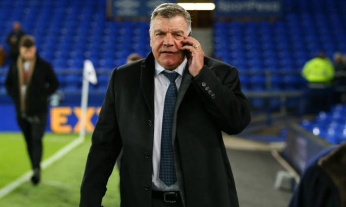 West Brom manager Sam Allardyce on a phone call. (Image Credits: Getty Images)