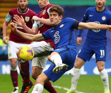 Marcus Alonso once sidelined, had a prolific performance today against Burnley as he helped Chelsea win the match