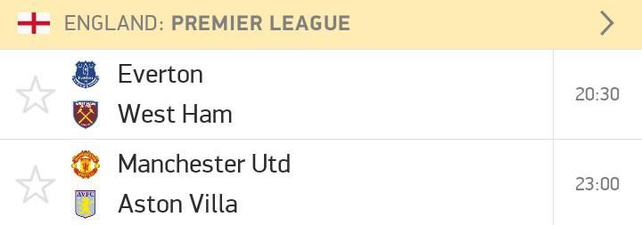 Premier League friday fixtures