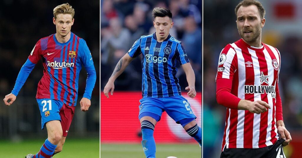 Here are some of the top transfer targets for Manchester United. Photo Credit: MIrror Football