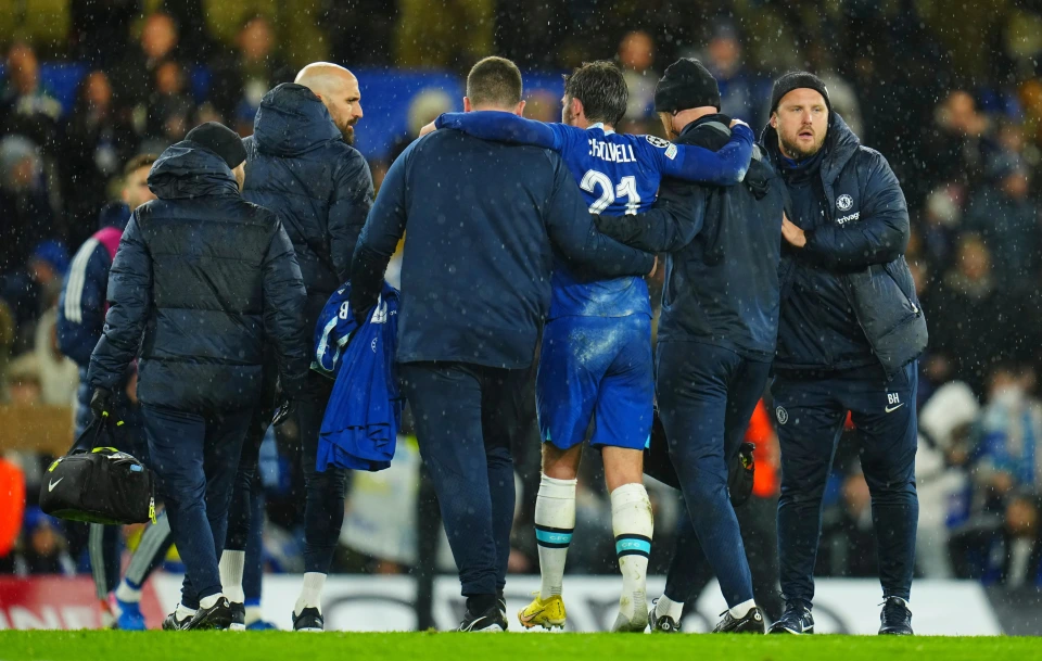 Following the hamstring injury he sustained against Dinamo Zagreb, Ben Chilwell will miss the World Cup. 