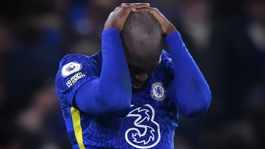 Romelu Lukaku feeling disappointed after failing to convert a goal scoring opportunity in his second tenure with the Blues.