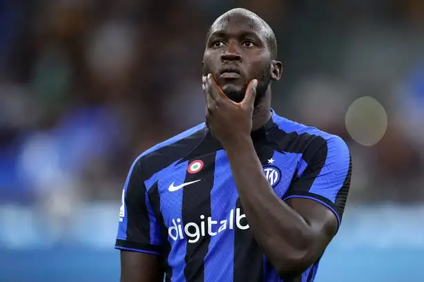 Lukaku in a previous match for Inter Milan.