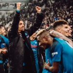 Napoli players celebrating a past win in Serie A