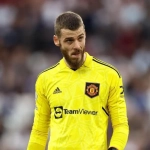 David De Gea in past match for Manchester United. David De Gea has fallen out of favor with the club's fans due to his error-prone nature and style of play.